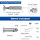 Patent] Muzata 20Pack Cable Railing Hardware Invisible Tensioner CB04
