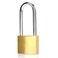 ABRAFOX Lock Solid Brass Keyed Different Long Shackle Padlock - &frac14;&circ;1-9/16 inch 40mm 2pack