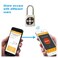 eGeeTouch Smart Mini Padlock (Silver) - Single