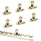 GRIPON (Pack of 6) L-Track Double Lug Threaded Stud Nut Fitting Tie Down (No Track Included)