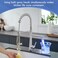 AIMADI Pull Down Kitchen Faucet with Sprayer,Commercial Single Handle