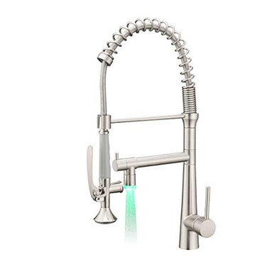 AIMADI Pull Down Kitchen Faucet with Sprayer,Commercial Single Handle
