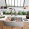 Fapully LED Kitchen Faucets with Pull Down Sprayer, Brushed Nickel
