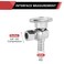 10Pcs EFIELD PEX Angle Stop Valve,3/8"OD Comp x 1/2"Pex(VALVE079-10)