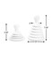 Master Plunger Mighty Tiny Plunger, White