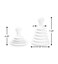 Master Plunger Mighty Tiny Plunger, White