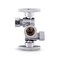 1Pcs EFIELD Angle Comp Stop Valve, 2 Shutoff Handle,3/8"OD(VALVE134-1)