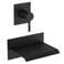 BWE Wall Mount Bathtub Faucet Matte Black Single Handle Modern
