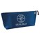Klein Tools 5539LBLU Zipper Bag, Large 16-Inch Canvas Tool Pouch for Tool Storage with Brass Zipper, and Grommet for Hanging, Blue