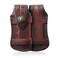 Omesio Pocket Knife Sheath (M), 4.53" Leather Folding Knife Case for Belt