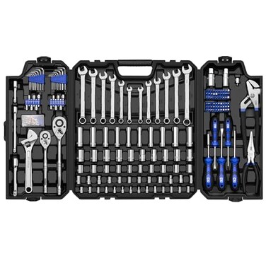 Prostormer 240-Piece Mechanics Tool Set, Socket and Wrench Kit