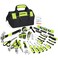 FASTPRO 220-Piece Home Tool Set, Household Repairing Tool Kit, Green