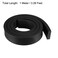 uxcell Solid Rectangle Rubber Seal Strip 30mm Wide 10mm Thick, 1 Meter Long Black