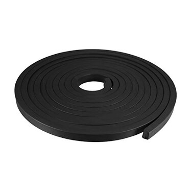 uxcell Solid Rectangle Rubber Seal Strip 15mm Wide 10mm Thick 5 Meters Long