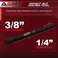 ABN 3/8 IN Impact Nut Driver Tool - SAE 6 IN Long Shank Nut Driver Bits Magnetic Tip Sockets, 1/4 IN Hex Shank