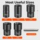6-Piece Lug Nut Removal Tool, 1/2" Drive Wheel Lock Removal Kit