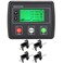 Eujgoov Generator Control Module for Automatic Mains Failure Backup Power System Self Starting LCD Emergency Power Controller Industrial Equipment Supplies