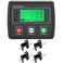 Eujgoov Generator Control Module for Automatic Mains Failure Backup Power System Self Starting LCD Emergency Power Controller Industrial Equipment Supplies