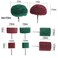 8PCS Non Woven Abrasive Buffing Polishing Wheel Drill Attachment Set,Scouring Pads Power Scrubber Cleaning Kit