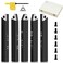 1/4" Indexable Carbide Turning Inserts Holder Set for Machining Lathes
