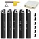 1/2" Indexable Carbide Turning Inserts Holder Set for Machining Lathes