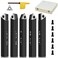1/2" Indexable Carbide Turning Inserts Holder Set for Machining Lathes