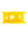 QWORK 12-Inch High Impact Plastic Miter Box with Versatile Cutting Angles and Ruler Scale