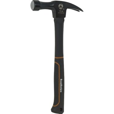 Southwire Bmeh-18 Heavy Duty Romex Electrician's Hammer; Romex Staple Remover; Tether Hole For Safety; 18 oz Head with Smooth Face; Heavy Duty Drop Forged Steel -65116740