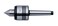 Accusize Industrial Tools MT2 Precision Medium Duty Live Center, Overall Length 5.83'', 0537-6436