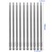 Wolfride 10pcs Square Head Bits 2 Square Drive Bit Set 1/4-Inch Shank Tip Bit #2 Long Magnetic Square Head Screwdriver Bits 5.9 Inch Length
