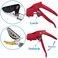 Mesoga 4.4-7.2 Foot Tree Pruner 2 Sections Extendable 4 Nodes Adjustable, Cut and Hold Pruning Trimmer, Long Reach Pole Saw, Telescoping Fruit Picker, Branches Bypass Lopper With Hook