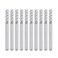 uxcell 10Pcs 3mm Carbide End Mill Engraving Milling Cutter CNC Router Bits for PCB Machine, 1/8" Shank