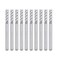 uxcell 10Pcs 3mm Carbide End Mill Engraving Milling Cutter CNC Router Bits for PCB Machine, 1/8" Shank