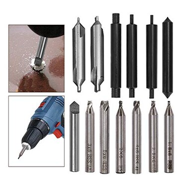Vkinman 13pcs/Set Drill Bits Cutter Vertical Machine Cutting Parts