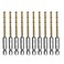 amoolo 1/8 Hex Shank Drill Bits, 10Pcs