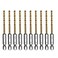 amoolo 1/8 Hex Shank Drill Bits, 10Pcs