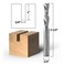 YONICO Downcut Router Bits Spiral 2 Flute Solid Carbide CNC End Mill 1/4-Inch Dia. 1/4-Inch Shank 32216-SC