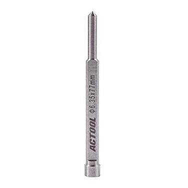 ACTOOL Pilot Pin 6.35x77mm for 1'' Cutting Depth HSS Annular Cutter with 3/4'' Weldon Shank