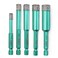 FACHLICH Ceramic Tile Drill Bits,6/8/10/12/14mm Granite Drill Bits Diamond Drill Bit Set with Quick Change Hex Shank for Granite Ceramic Marble Tile Porcelain