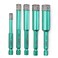 FACHLICH Ceramic Tile Drill Bits,6/8/10/12/14mm Granite Drill Bits Diamond Drill Bit Set with Quick Change Hex Shank for Granite Ceramic Marble Tile Porcelain