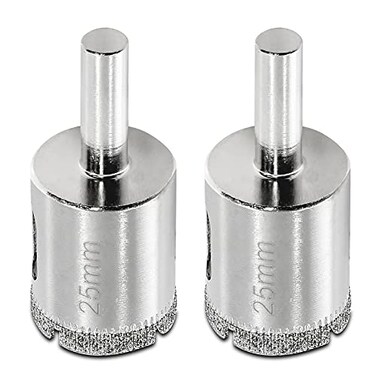 Luomorgo 25mm/1 inch Diamond Hole Saw Diamond Drill Bits, 2Pcs