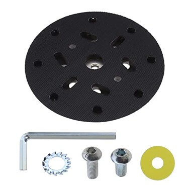 Micro Traders 6 Inch 17 Holes Sanding Disc Pad Backing Sander Hook and Loop Sander Replacement Pad Compatible with BO6030 &amp; BO6040 Festool RO1 ES150 ET2