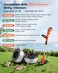 Weed Eater String Compatible with Black+Decker, AF-100 0.065" Weed Wacker String Refill 360ft Automatic Feed String Trimmer Replacement Line Spool for Black&amp;Decker (12Spools + 3Caps+3Springs)