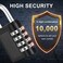 ZHEGE 2 Pack Combination Lock, 4 Digit Padlock for Locker (Black &amp; Silver)
