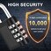 ZHEGE 2 Pack Combination Lock, 4 Digit Padlock for Locker (Black &amp; Silver)