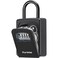 Puroma Key Lock Box Large with Code Lockbox Outdoor Wall Mount 1 Black