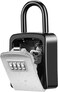 AMIR Key Lock Box, Wall Mounted, 4 Digit Resettable Combination