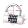 SISAV 5 Digit Combination Lock,Gym Padlock,Replaceable Combination Lock,Suitable for School Lockers,Tool Boxes,Fences,Silver(1 Pack)