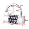 SISAV 5 Digit Combination Lock,Gym Padlock,Replaceable Combination Lock,Suitable for School Lockers,Tool Boxes,Fences,Silver(1 Pack)