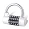 SISAV 5 Digit Combination Lock,Gym Padlock,Replaceable Combination Lock,Suitable for School Lockers,Tool Boxes,Fences,Silver(1 Pack)